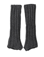 Dolce & Gabbana Gray Acrylic Knitted Fingerless Arm Warmer Gloves - 7|S