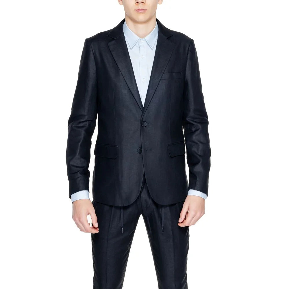 Antony Morato Black Linen Blazer