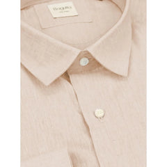 Bagutta Beige Linen Men Shirt - Shirts