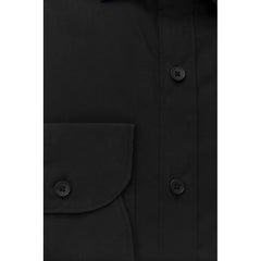 Bagutta Black Cotton Men Shirt - Shirts