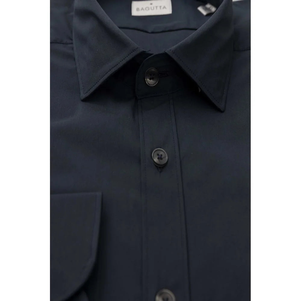 Bagutta Blue Cotton Men Shirt - Shirts