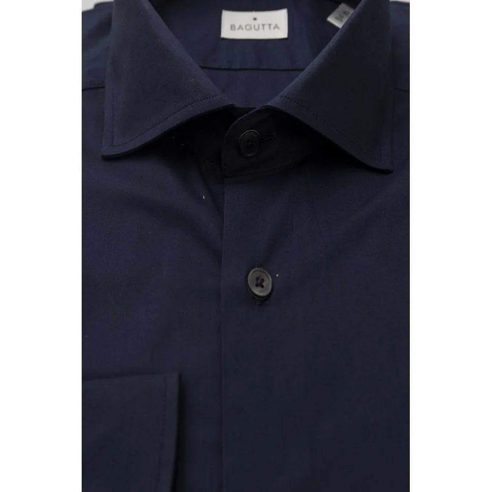 Bagutta Blue Cotton Men Shirt - Shirts