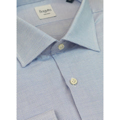 Bagutta Blue Cotton Men’s Shirt