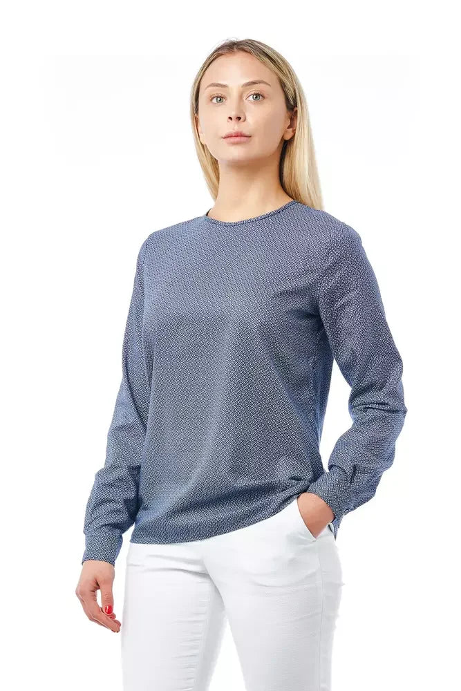 Bagutta Blue Cotton Women Shirt - L - Blouses