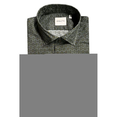 Bagutta Green Cotton Men Shirt - M