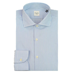 Bagutta Light Blue Cotton Men Shirt - Shirts