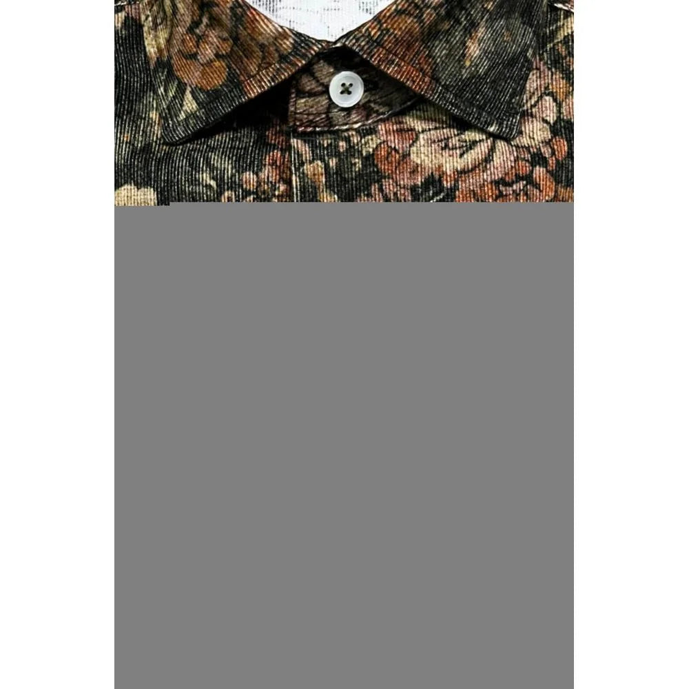 Bagutta Multicolor Cotton Men Shirt - XS - Shirts