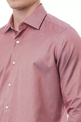 Bagutta Red Cotton Men Shirt - Shirts