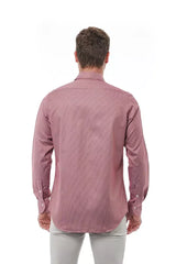 Bagutta Red Cotton Men Shirt - Shirts