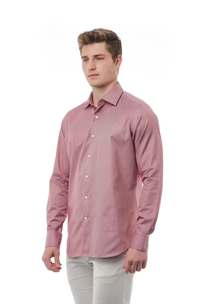 Bagutta Red Cotton Men Shirt - Shirts
