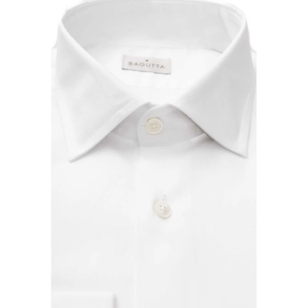Bagutta White Cotton Men Shirt - Shirts