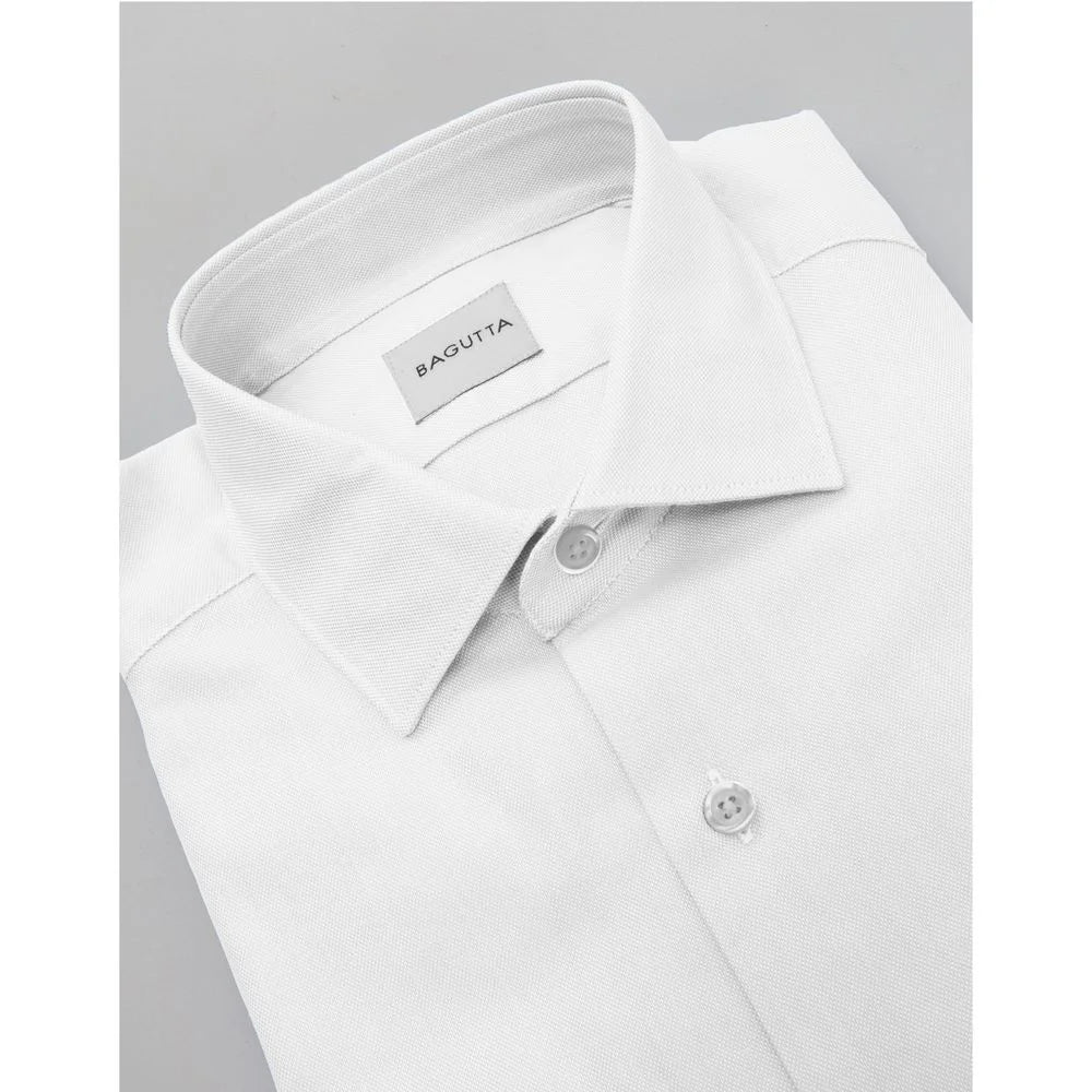 Bagutta White Cotton Men Shirt - Shirts