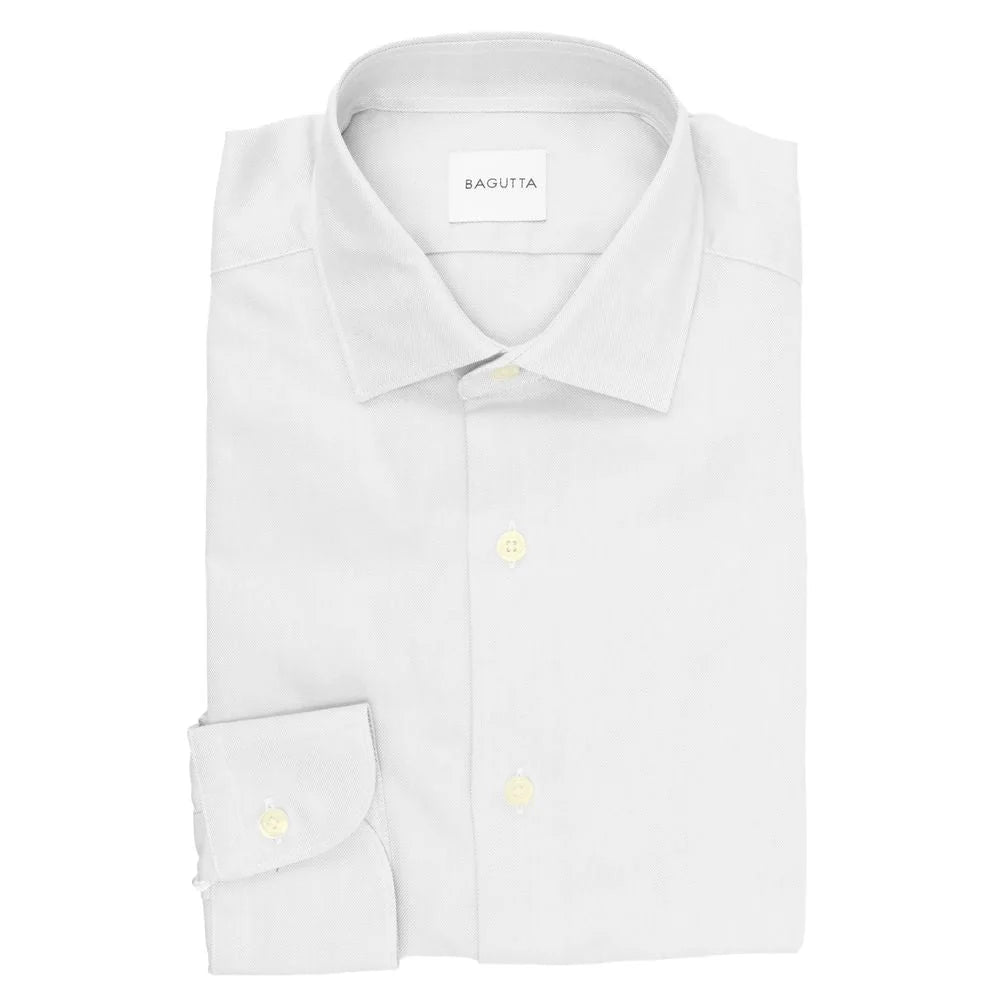 Bagutta White Cotton Men Shirt - Shirts