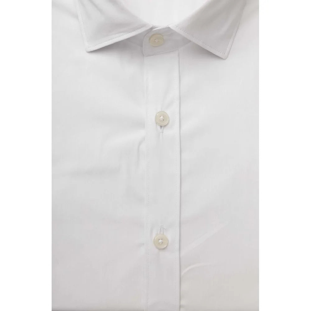 Bagutta White Cotton Men Shirt - XXL - Shirts