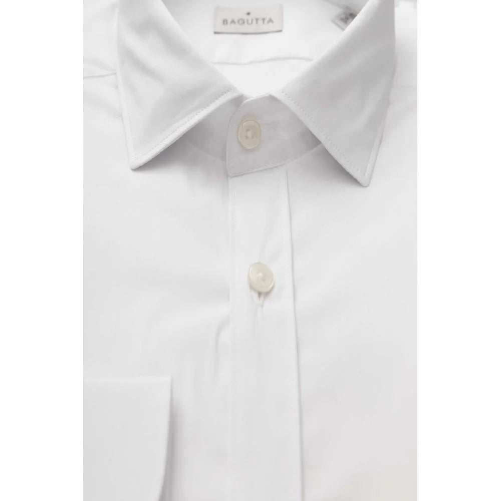 Bagutta White Cotton Men Shirt - XXL - Shirts