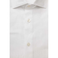 Bagutta White Cotton Men’s Classic Shirt - XXL - Shirts