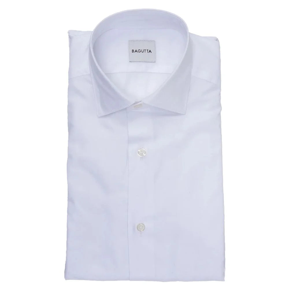 Bagutta White Cotton Shirt - Shirts