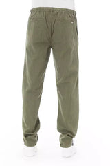 Baldinini Trend Army Cotton Men Chino Trousers - IT50 | L - Chinos
