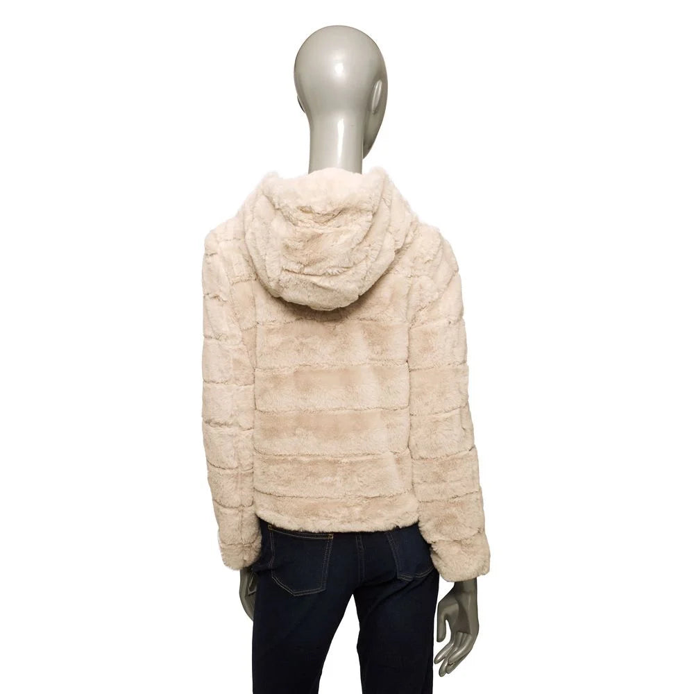 Baldinini Trend Beige Polyester Women Jacket - Bomber Jackets