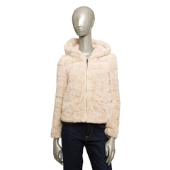 Baldinini Trend Beige Polyester Women Jacket - Bomber Jackets