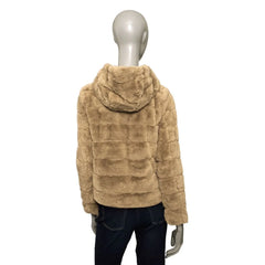 Baldinini Trend Beige Polyester Women Jacket - Coats & Jackets