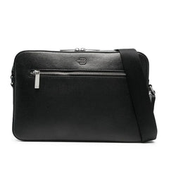 Baldinini Trend Black Calfskin Shoulder Bag