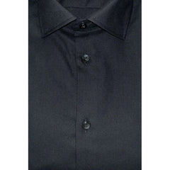 Baldinini Trend Black Cotton Men Shirt - Shirts