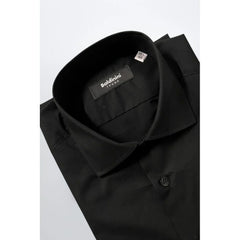 Baldinini Trend Black Cotton Men’s Shirt