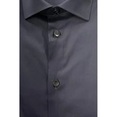 Baldinini Trend Black Cotton Shirt