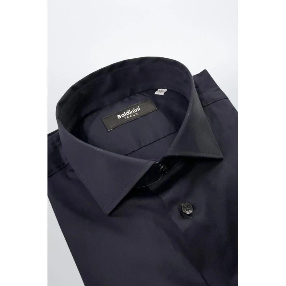 Baldinini Trend Black Cotton Shirt