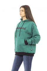 Baldinini Trend Black Cotton Women Hoodie - Hoodies