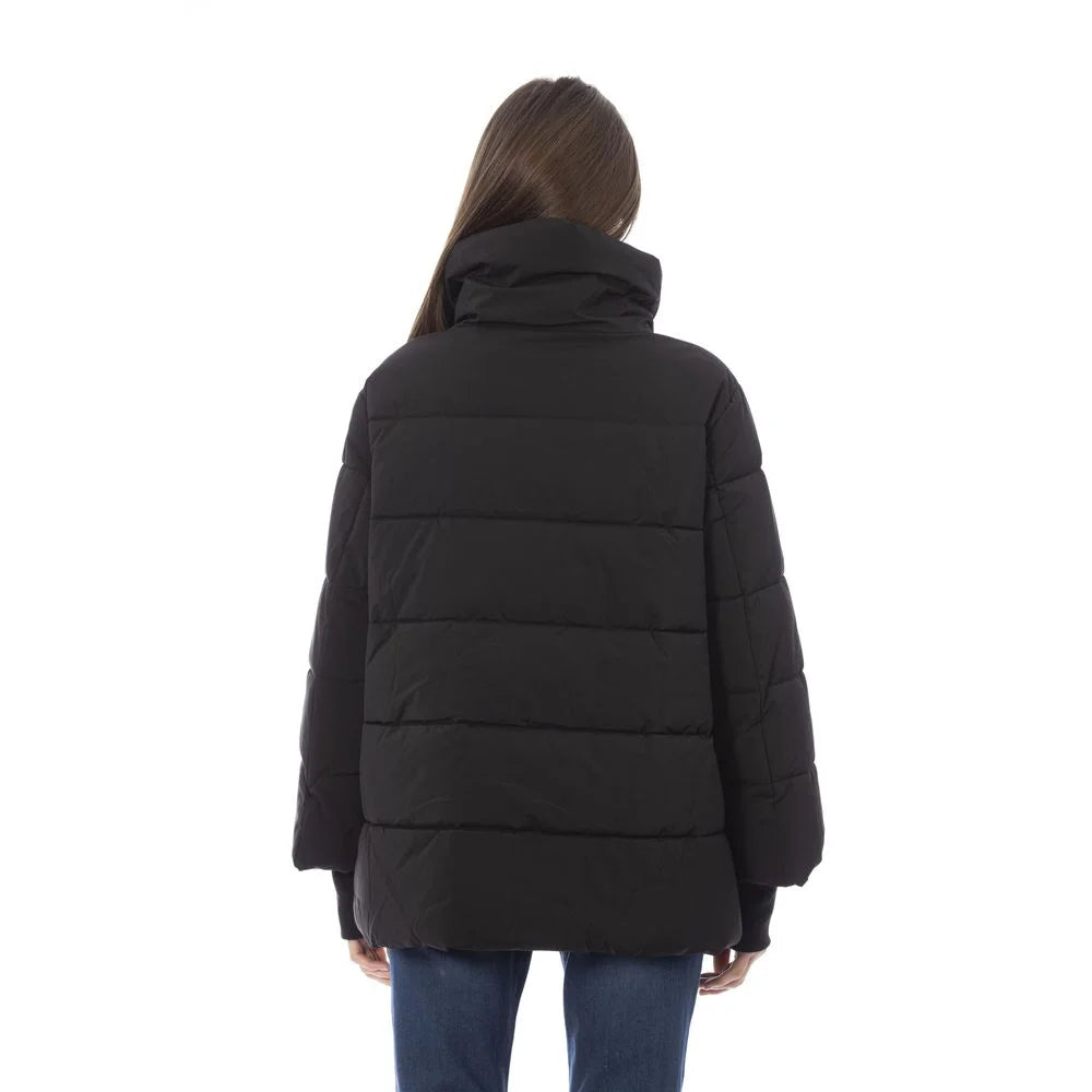 Baldinini Trend Black Polyamide Women Jacket - 3XL - Puffer Jackets
