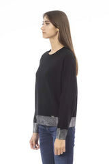 Baldinini Trend Black Wool Women Sweater - M - Sweaters