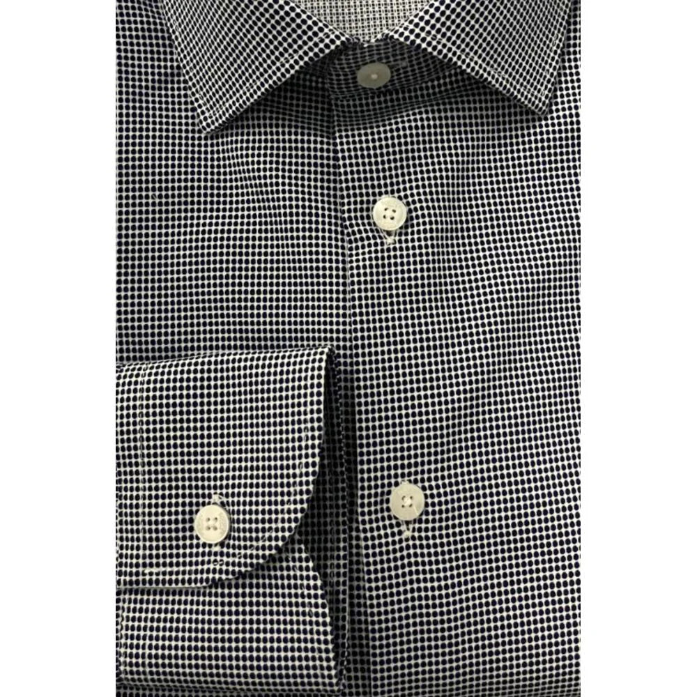 Baldinini Trend Blue Cotton Men Shirt