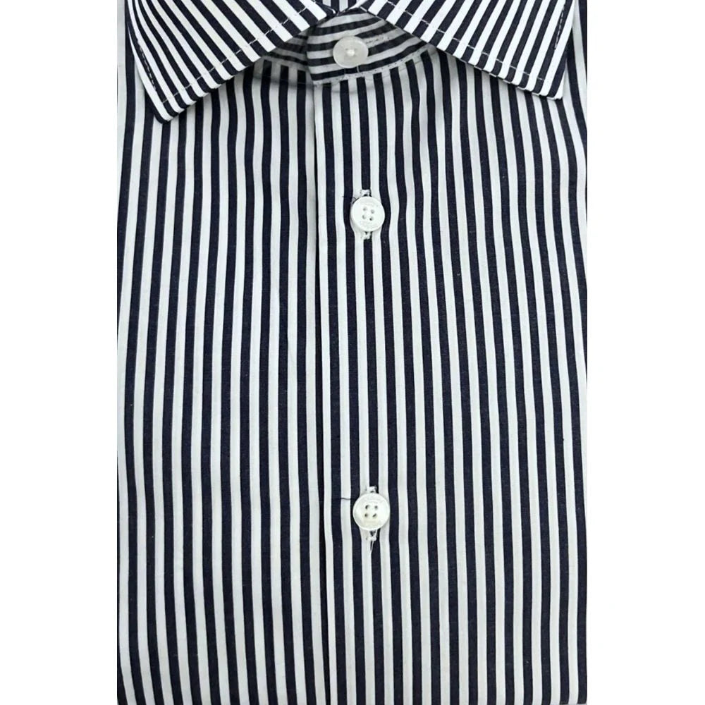 Baldinini Trend Blue Cotton Men Shirt
