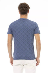 Baldinini Trend Blue Cotton Men T-Shirt - T-Shirts