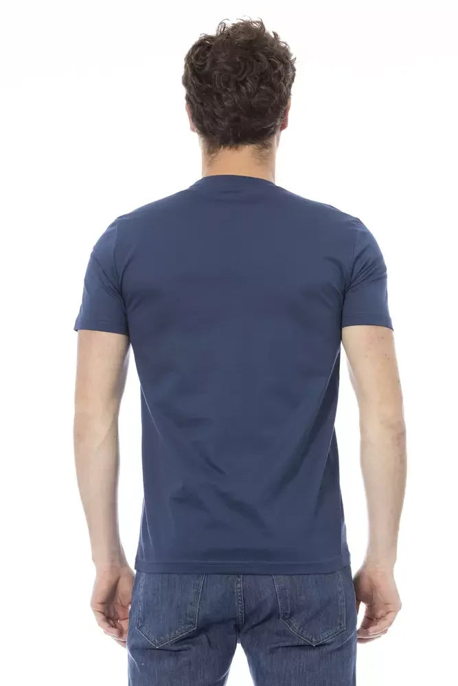 Baldinini Trend ’Blue Cotton Men T-Shirt’ - T-Shirts