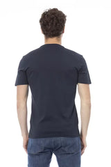 Baldinini Trend Blue Cotton Men T-Shirt - T-Shirts