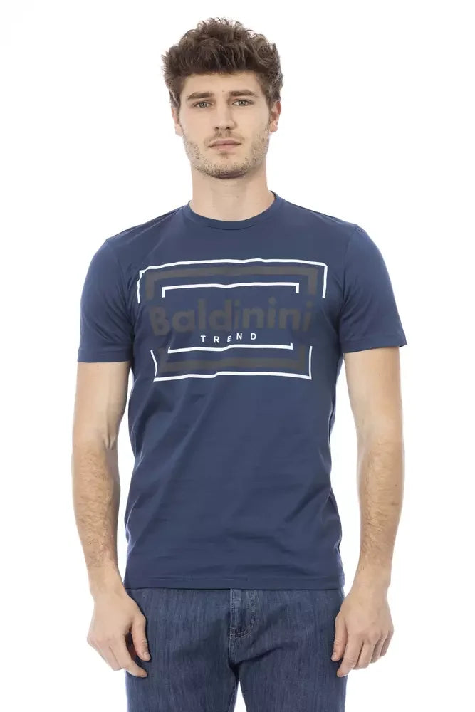 Baldinini Trend ’Blue Cotton Men T-Shirt’ - T-Shirts