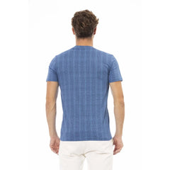 Baldinini Trend Blue Cotton Men T-Shirt - T-Shirts