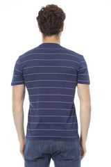Baldinini Trend Blue Cotton Men T-Shirt - T-Shirts