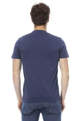 Baldinini Trend Blue Cotton Men T-Shirt - XL - T-Shirts
