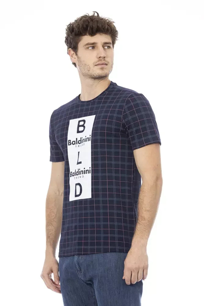 Baldinini Trend Blue Cotton Men T-Shirt - XS - T-Shirts