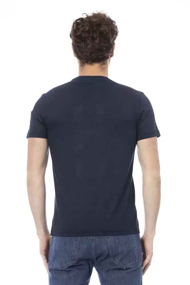 Baldinini Trend Blue Cotton Men T-Shirt - XS - T-Shirts