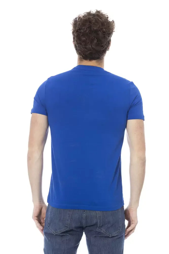 Baldinini Trend Blue Cotton Men T-Shirt - XS - T-Shirts