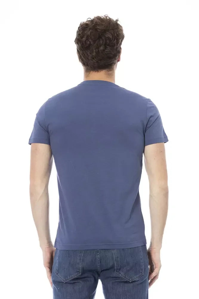 Baldinini Trend Blue Cotton Men T-Shirt - XS - T-Shirts