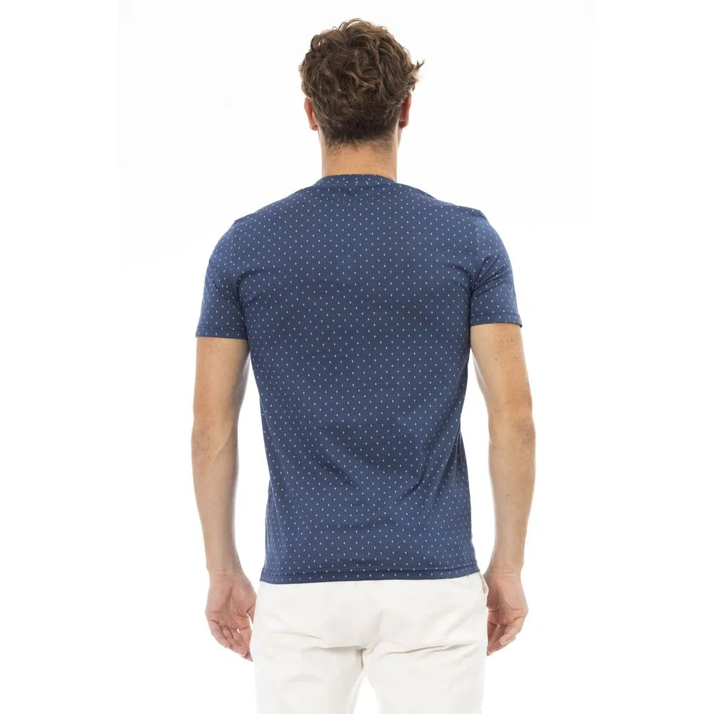 Baldinini Trend Blue Cotton Men T-Shirt - XS - T-Shirts
