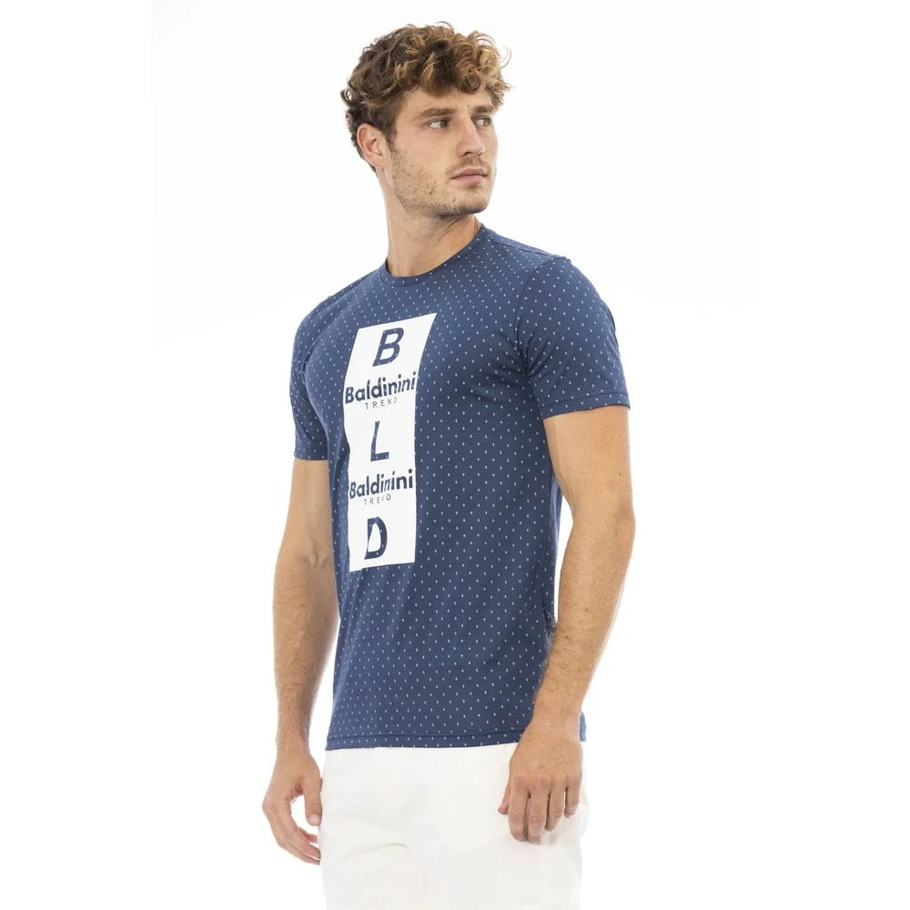 Baldinini Trend Blue Cotton Men T-Shirt - XS - T-Shirts