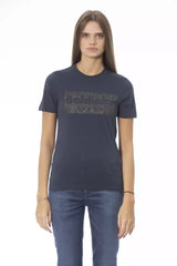 Baldinini Trend Blue Cotton Women T-Shirt - T-Shirts