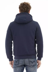 Baldinini Trend Blue Polyester Men Jacket - M - Track Jackets